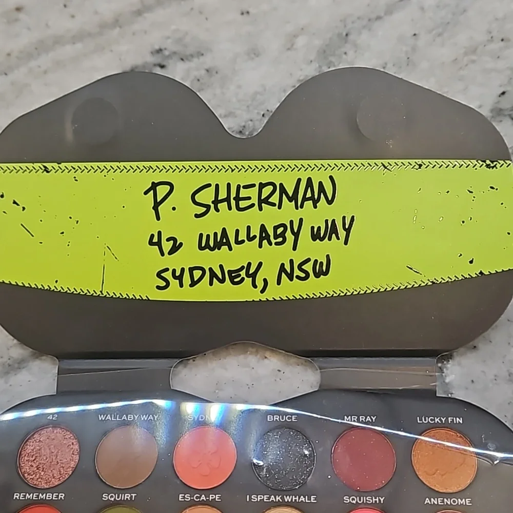 Disney Pixar Finding Nemo x Makeup Revolution P.Sherman Makeup Palette N…